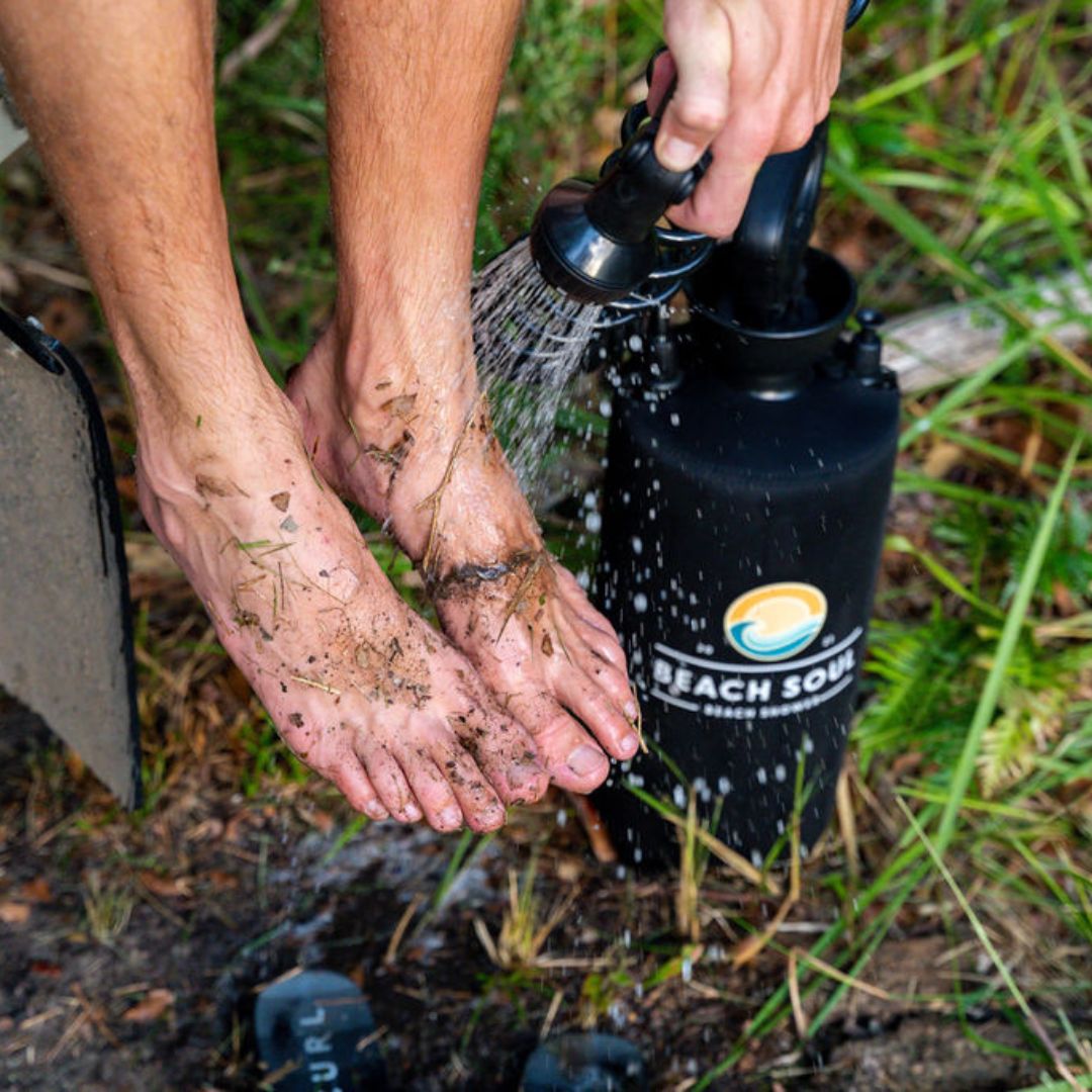 The Ultimate Portable Shower for Surfers Beach Soul®